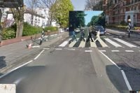 Las portadas de discos vistas a través de Google Street View