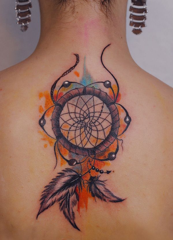 Tatuaje-AtrapaSue--os-Acuarelas-by-Aleksandra-Katsan