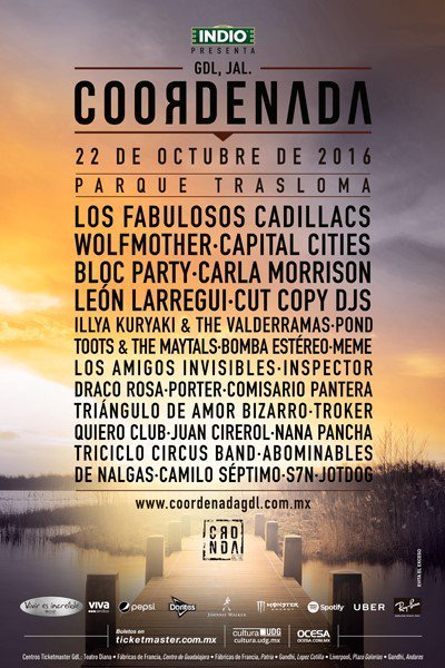 festival coordenada 2016 cartel oficial