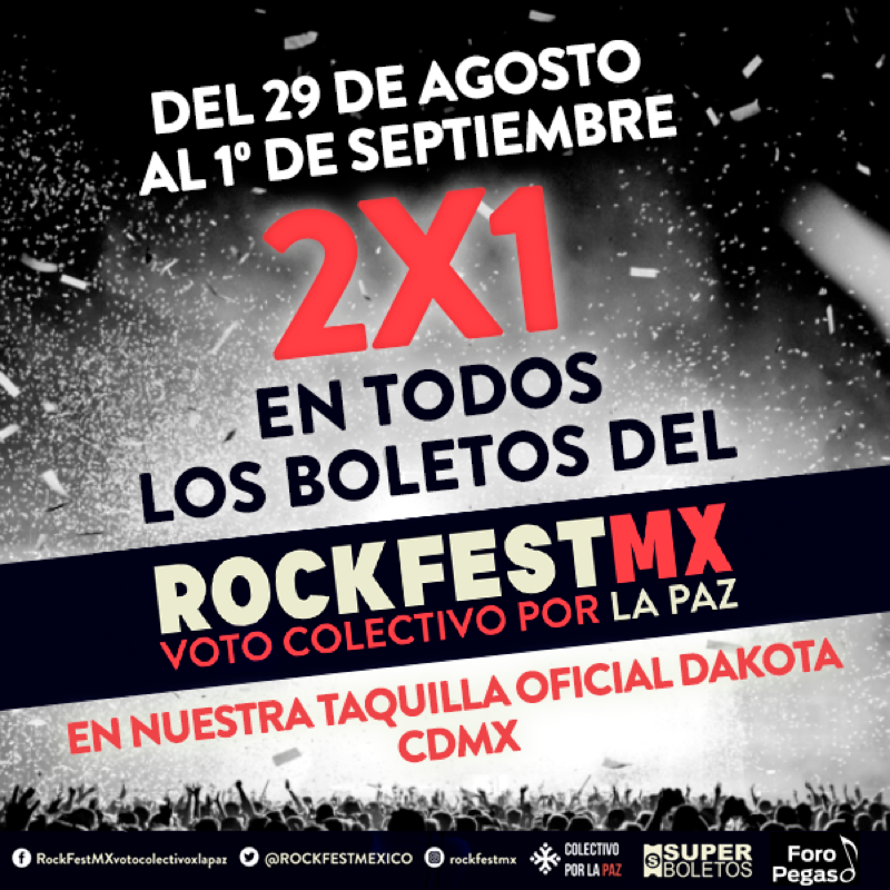 rockfest 2x1