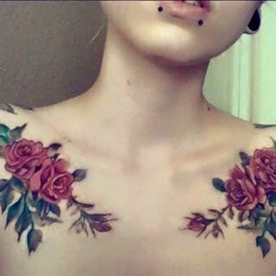 tatuajes de rosa