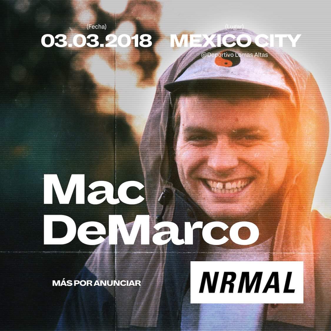 Mac DeMarco festival Nrmal 2018