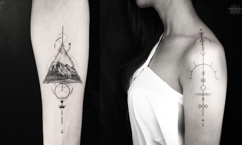 tatuajes geométricos