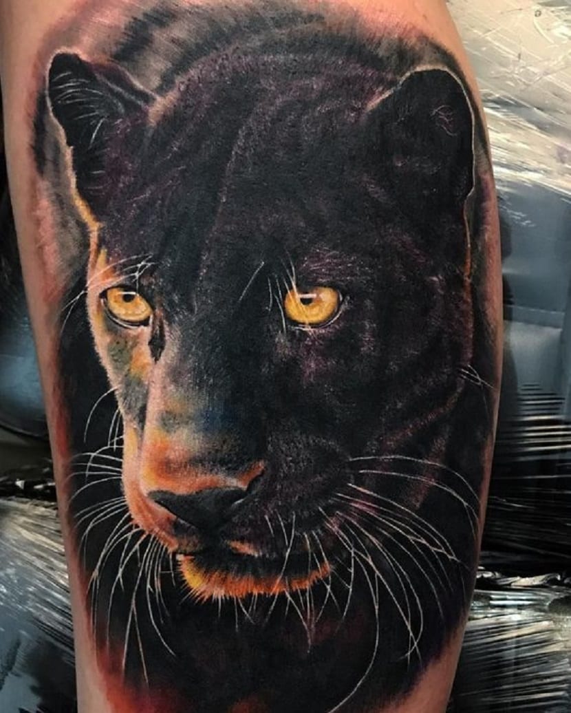 pantera tatuaje animales